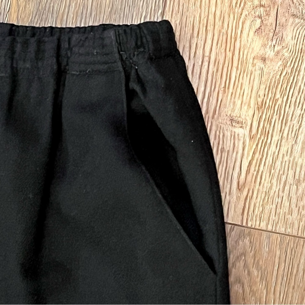 Vtg KORET Wool Pants Women’s Petites 26x28 Black Straight Leg Pockets Lined - Picture 5 of 15